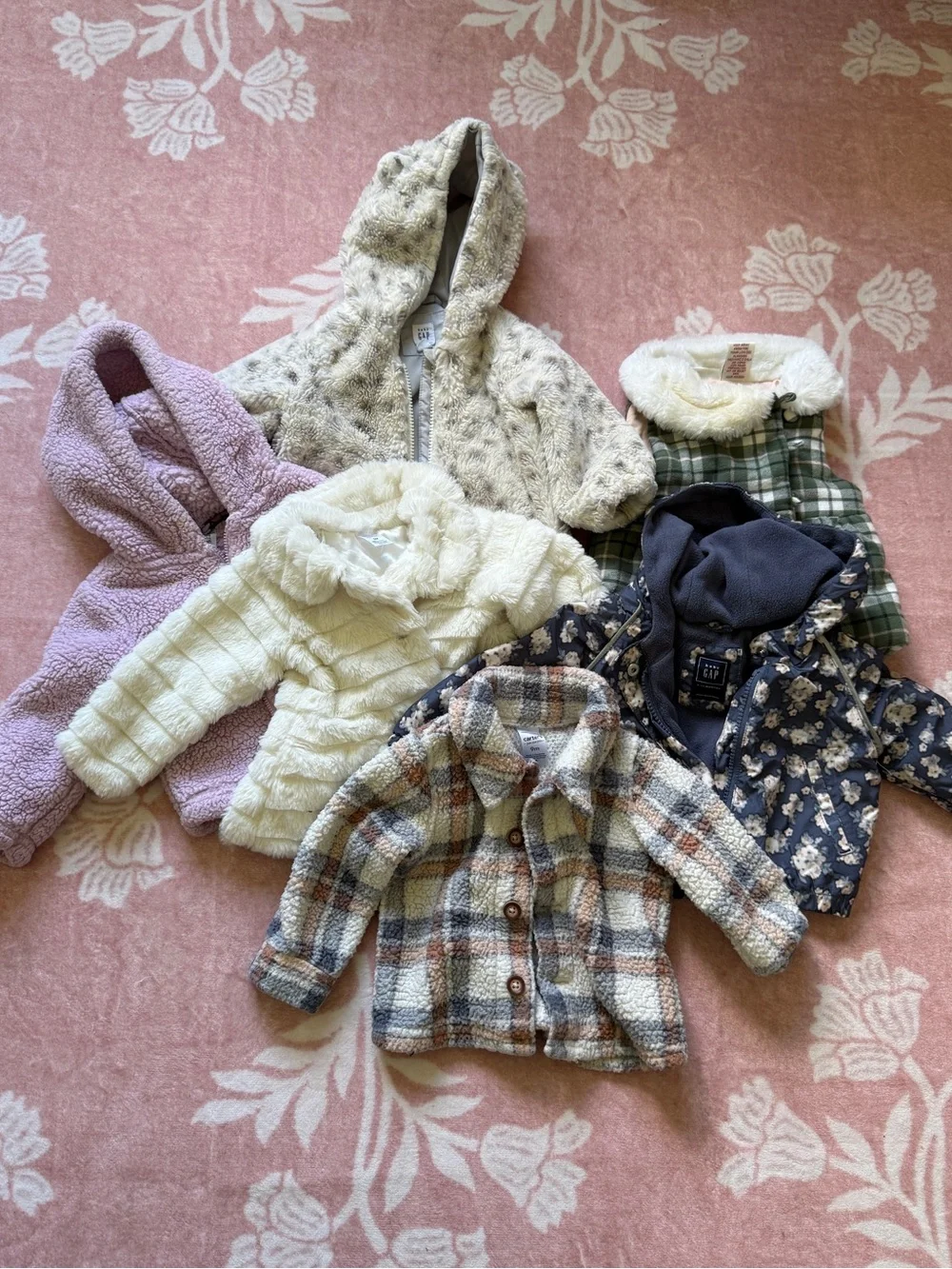 Baby Girl 6-12 months coats and jackets bundle